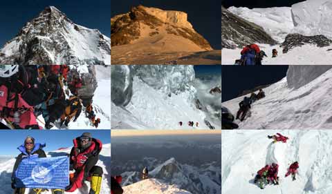 
K2 Climbing Bottleneck and Traverse, Pemba Gyalje and Gerard McDonnell on K2 Summit, Descending From Summit, Reenactment Of Marco and Ger Helping Koreans - The Summit DVD
